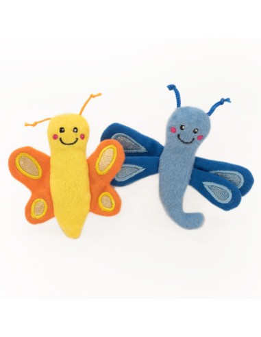 ZippyClaws 2-Pack Butterfly and Dragonfly