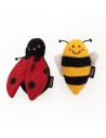 ZippyClaws 2-Pack Ladybug and Bee