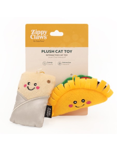 ZippyClaws NomNomz Taco and Burrito
