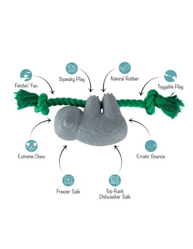 How's It Hangin'? Rubber Dog Toy - pack of 4