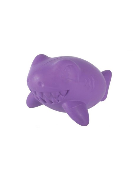 Catch Ya Later Purple Rubber Dog Toy - pack of 4