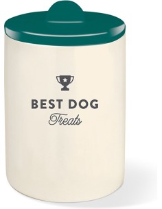 Fringe Best Dog Ochre Treat Jar