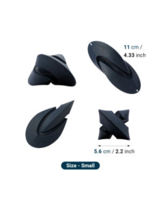 Chewtastic Geometrics Natural Rubber - Noir 2