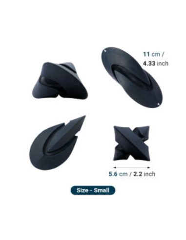 Chewtastic Geometrics Natural Rubber - Noir