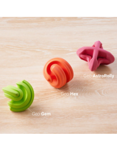 Chewtastic Geometrics Natural Rubber - Noir