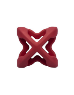 Chewtastic Geometrics Natural Rubber - rouge