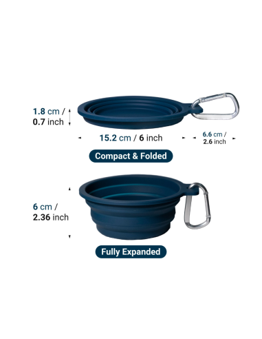 Collapsible Silicone Travel Bowl