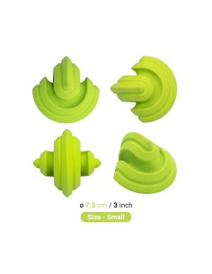 Chewtastic Geometrics Natural Rubber - Green 2