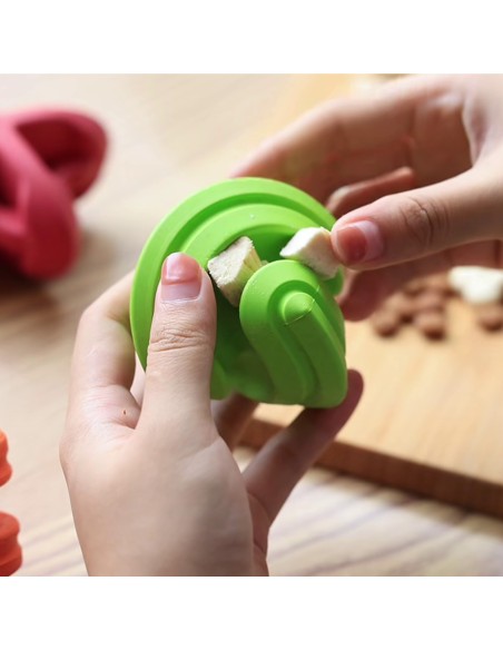 Chewtastic Geometrics Natural Rubber - Green