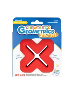 Chewtastic Geometrics Fillables  Geo-Metz Roller Red 2