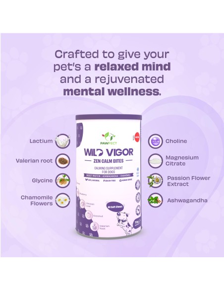 Pawfect supplements Wild Vigor Zen Calm 60 Pcs.
