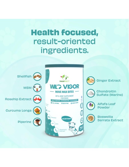 Pawfect supplements Wild Vigor Move Max 60 Pcs.