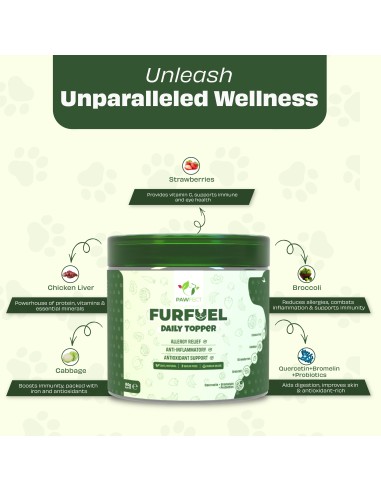 Pawfect supplements Toppers Furfuel Daily 150 gr.
