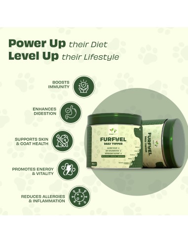Pawfect supplements Toppers Furfuel Daily 150 gr.