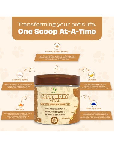 Pawfect supplements Toppers Nutterly Vital 250 gr.