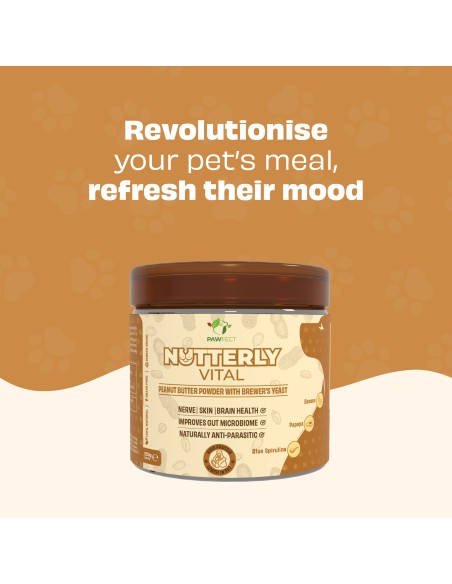 Pawfect supplements Toppers Nutterly Vital 250 gr.