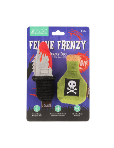 PLAY Feline Frenzy - Killer Cat Toy - Kitty-BOOM (2)  - Feline Frenzy - Deadly Duo