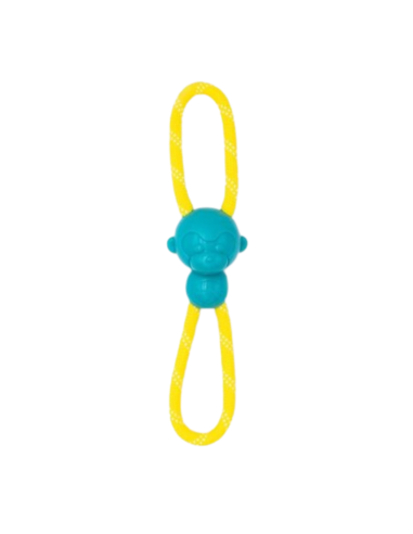 ZippyTuff Monkey RopeTugz® - Pink : Color - Turqouise