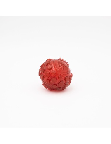 Holiday ZippyTuff Squeaker Ball - Green Large : Color - Red, Size - L