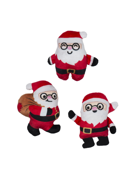 Rebel Wo A Claus 3Pcs Small Dog Toy Set