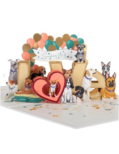 Golden Retriever : Pop-Up Cards - Battersea Dogs Love