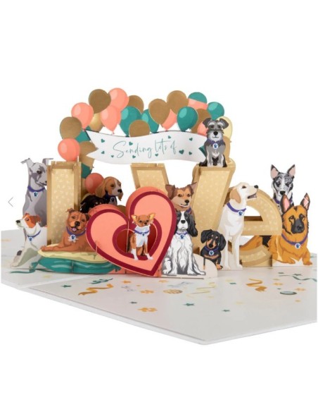 Golden Retriever : Pop-Up Cards - Battersea Dogs Love