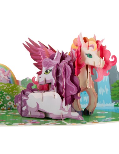 Golden Retriever : Pop-Up Cards - Unicorns