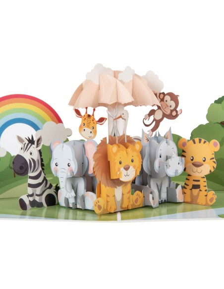 Celebration Hip Hip Hooray : Pop-Up Cards - Baby Shower