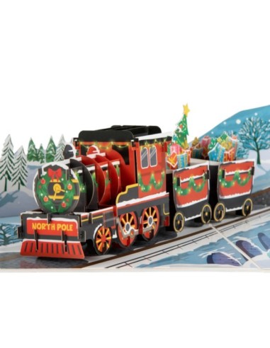 Christmas Train : Pop-Up Cards - Christmas Train