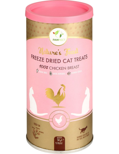 PawFect FREEZE DRIED CAT TREATS Chicken 50 gr.