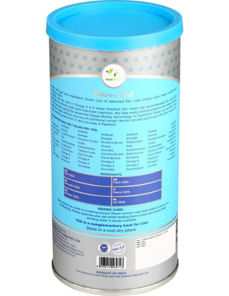 PawFect FREEZE DRIED CAT TREATS Fish 50 gr.