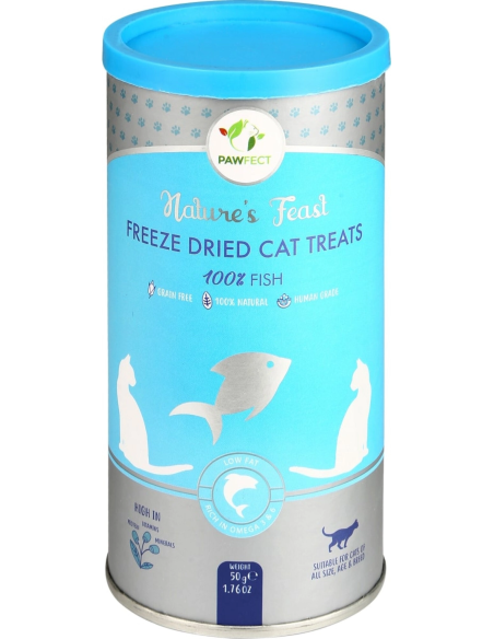 PawFect FREEZE DRIED CAT TREATS Fish 50 gr.