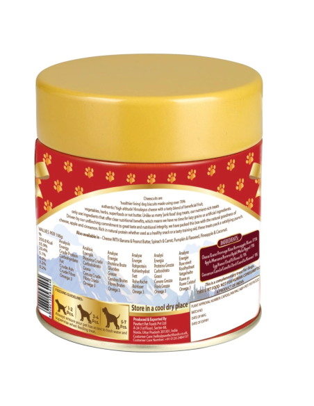 PawFect CHEESE BISCUITS with Apple & Cinnamon 100 gr.