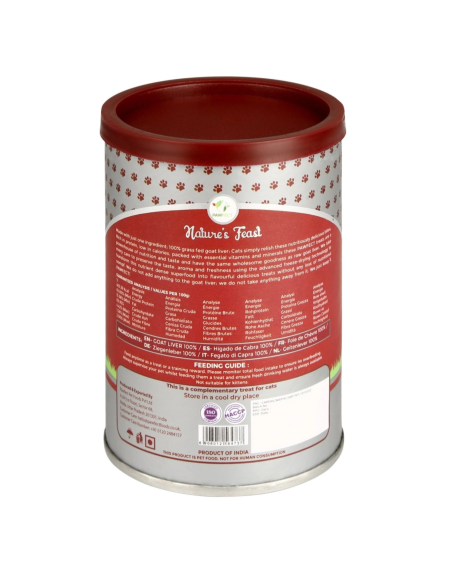 PawFect FREEZE DRIED CAT TREATS Goat Liver 50 gr.
