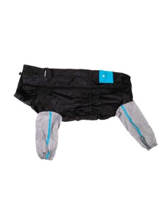 Adventure Dog Raincoat Color Teal Trim Size Large