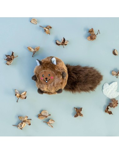 Bushy Throw - Squirrel - Dog Toy