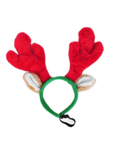 Christmas Dog Antlers - Holiday Size Small