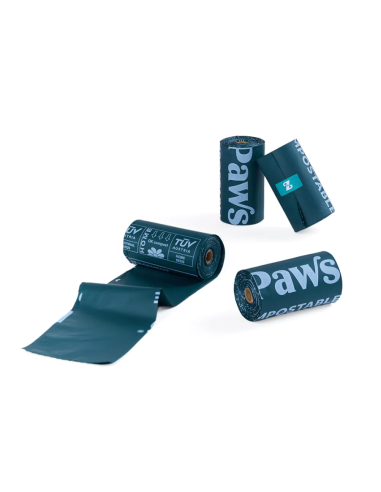 ecoZippy Compostable Poop Bags - 12 Rolls