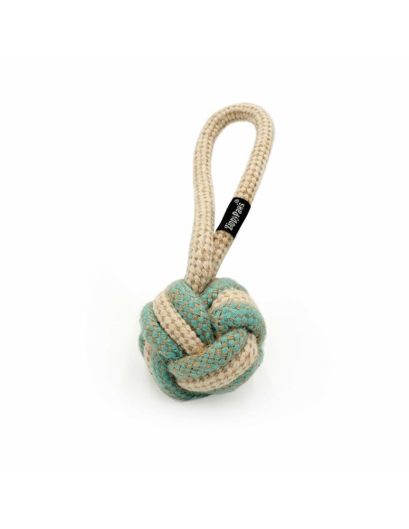 ecoZippy Cotton and Jute Ball - Dog Toy