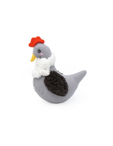 ecoZippy Cotton Cuddler - Chicken - Dog Toy