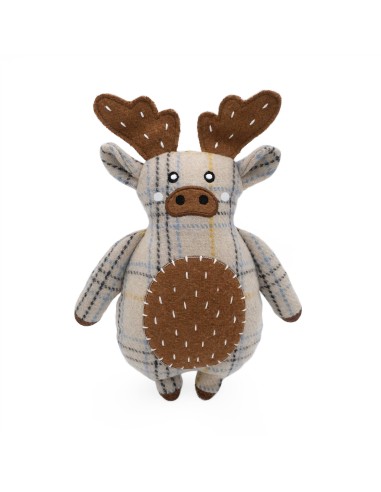ecoZippy Cotton Cuddler - Moose - Dog Toy