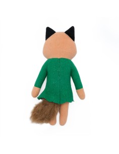 ecoZippy Felt Friends - Felicity the Fox - Dog Toy 2