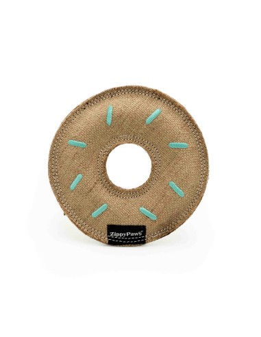 ecoZippy Jute Donutz - Dog Toy