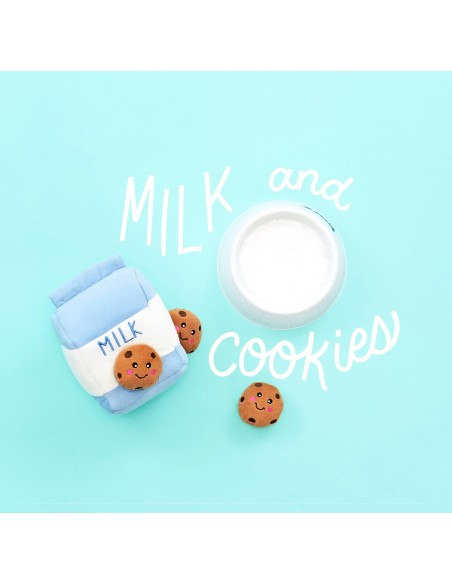 Zippy Burrow - Milk and Cookies - Dog Toy