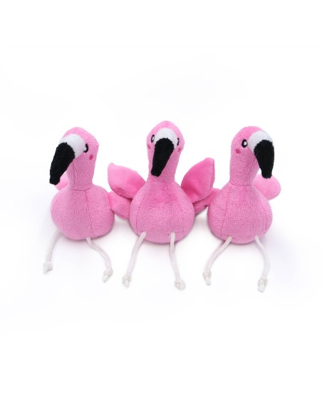 Zippy Burrow® - Flamingos in Monstera - Dog Toy