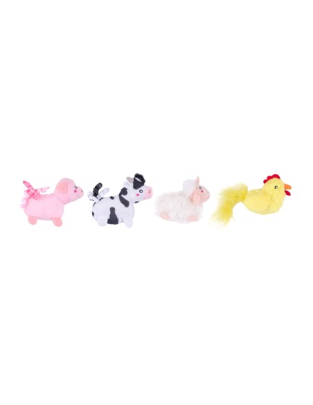 ZippyClaws® 4-Pack Farm Friends