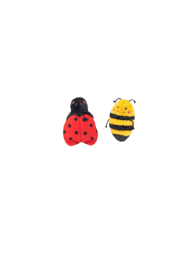 Crinkle 2-Pack Bee and Ladybug