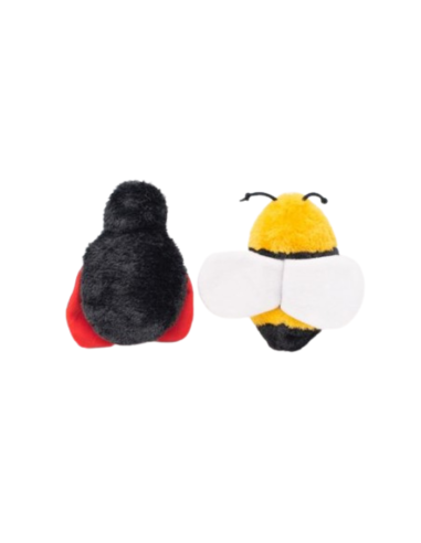 Crinkle 2-Pack Bee and Ladybug