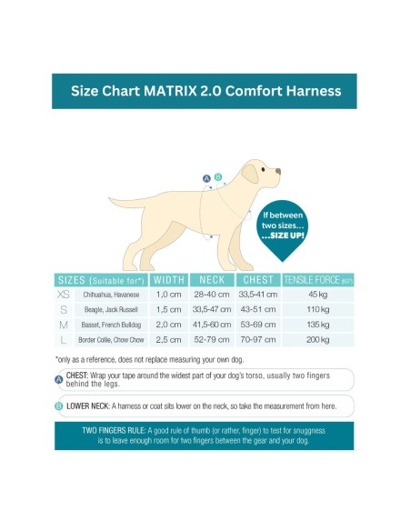 Comfort-H-Harness - Matrix 2.0 Turquoise/XS