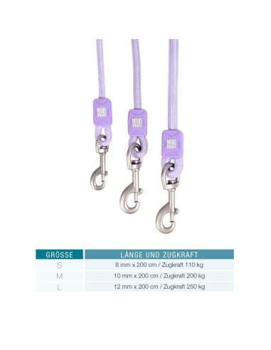 Rope Leash 2m Ø 12mm - Matrix 2.0 Lavender/L-XL